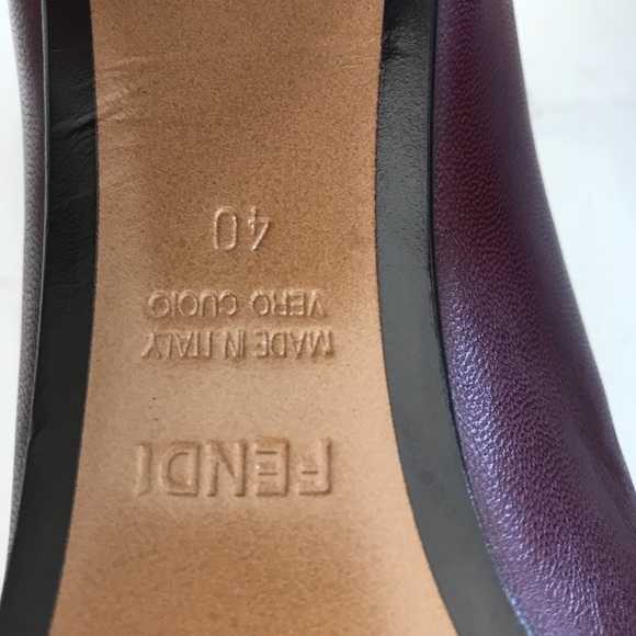 FENDI Authentic leather pumps SZ 40 - Picture 6 of 8